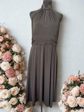 Black Halter Cocktail Dress